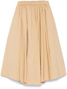 Юбка миди из хлопка Forte Forte, нейтральный