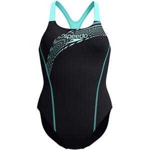 Купальный костюм женский с логотипом, 1 шт. Speedo, цвет arctic glass