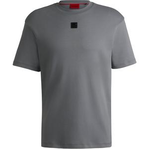 Футболка Hugo Logo с нашивкой HUGO BOSS, серая