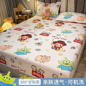 Disney Простыня на резинке 200х220 см, односпальная, фланелевая, антискользящая, дышащая