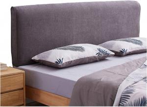 Подушка-подголовник для кровати LIANGJUN, мягкий чехол, поддержка талии, большая двойная спинка, подходит для общежитий, отелей и семейных кроватей без изголовья, 8 цветов, 5 размеров (Цвет: темно-серый, Размер: 180x58x10 см) CHIAPERINI, Dark Gray