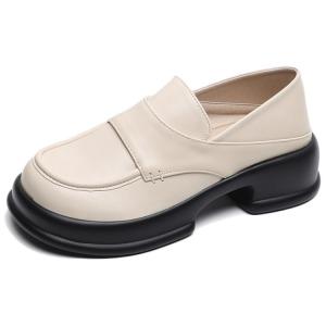 Лоферы 5CM женские абрикосовые WEISHIBANGWEI, Apricot