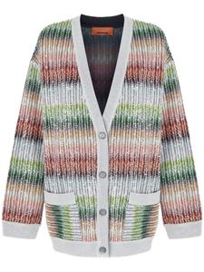 Missoni кардиган в полоску, зеленый