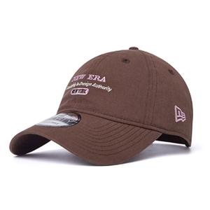 New Era Хлопковая бейсболка унисекс коричневая, Brown