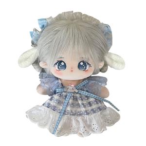 Лунная кукла из хлопка с нарядами и скелетом плюшевая кукла высотой 20см Happy Fish