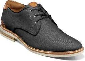 Мужские оксфорды Florsheim Highland Canvas с plain toe, черный