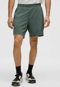 Спортивные шорты lululemon Pace Breaker Lined 18cm, Palm Deco/Green