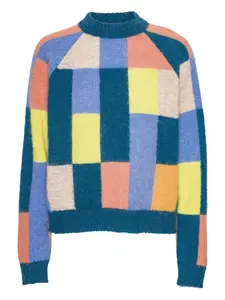 Фактурный свитер Henrik Vibskov, синий