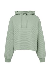 Толстовка с капюшоном QS, зеленый