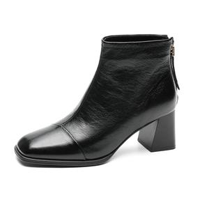 AOKANG Черные женские ботильоны