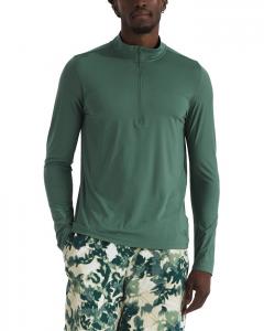 Dune Sky Обычная посадка Футболка с длинным рукавом и четвертной молнией The North Face, зеленый