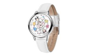 Disney Часы Sogno Collection, Rotating Lucky Ferris Wheel Quartz Movement Leather Strap Watch Women's Watch White Dial, SS-31097W[Simple White Mickey Box]