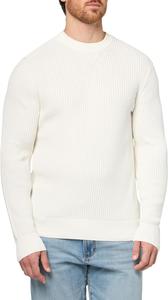 Толстовка BOSS Basket Weave Knit Pullover, Blanc De Blanc