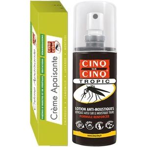 Успокаивающий крем-дуэт 3-в-1 40 г и лосьон от комаров Tropic 75 мл Cinq Sur Cinq