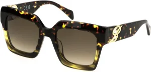 Современные детские солнцезащитные очки Blumarine, 0gen Avana Sfumata Verde Lucida