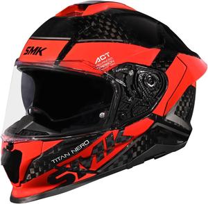 Шлем мотоциклетный SMK Helmets GL263 X-Small, красный