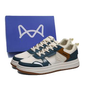 Нескользящие износостойкие низкие кроссовки для скейтбординга, мужская коробка MIIOW, Beige Brown[Box]