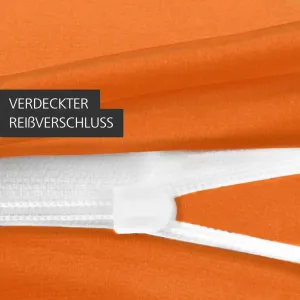 Комплект постельного белья, пододеяльник, 100% хлопок, 135х200, 155х220, 200х200, 200х220, цвет: оранжевый, размер: 200 х 200 см Mixibaby