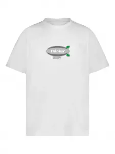 Футболка с логотипом Zeppelin FLÂNEUR, белый