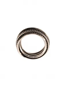 Серебряное ярусное кольцо Werkstatt:München