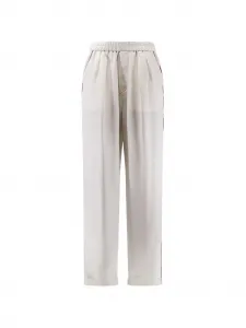 Шелковые брюки Tom Ford, бежевый