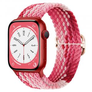 Biaodaige Часы Strap All Compatibility Nylon Material 120 190mm, Strawberry Red