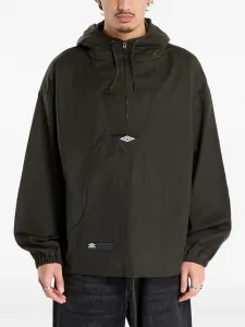 Вощёное худи Slam Jam Umbro, зеленый