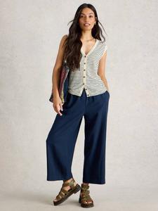 Топ Naria в полоску White Stuff, Navy/Multi