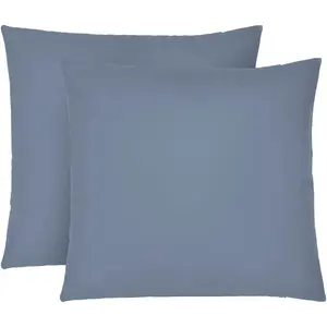 Наволочка Michi из тонкого джерси с молнией, различных размеров, наволочка из тонкого джерси, 100% хлопок Biberna, Aquablau