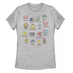 Футболка Mario Kart Items для юниоров Licensed Character