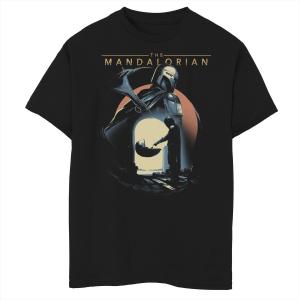 Футболка с рисунком «Звездные войны: Первая встреча мандалорцев» для мальчиков 8–20 лет Star Wars