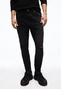 Морковь уничтожает узкие джинсы Bershka, Black