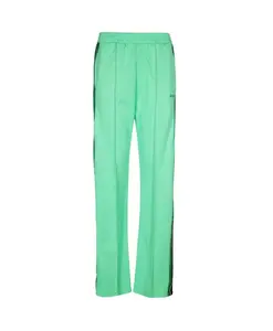 Полосатые спортивные штаны с эластичным поясом Msgm, зеленый