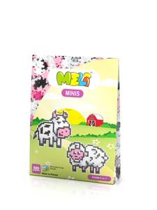 Meli Minis Farm Blocks 2в1 Тематический пазл-вафля-мозаика 500 эл.