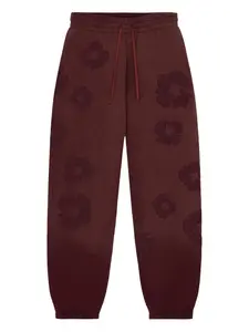 Спортивные брюки с цветочным декором Denim Tears, коричневый