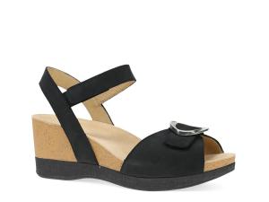 Сандалии Dansko Stella Wedge Sandal, черный