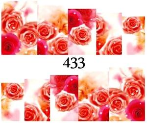 Водные наклейки для ногтей - №433, Raisin