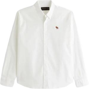 Abercrombie＆Fitch Мужская белая рубашка