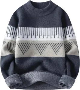 Мужской кашемировый свитер с круглым вырезом