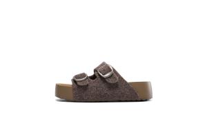 BELLE Скользоустойчивые износостойкие шлепанцы женские Leopard Brown, цвет Leopard Brown