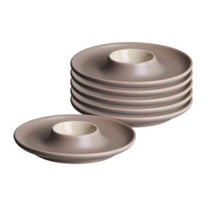 Тарелки для яиц джаспер, набор 6 шт. Ritzenhoff, коричневый