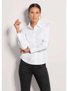 MADELEINE Белая рубашка-блузка с манжетами на рукавах