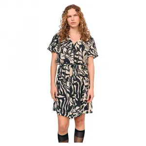 Платье Object Karina short sleeve short, черный