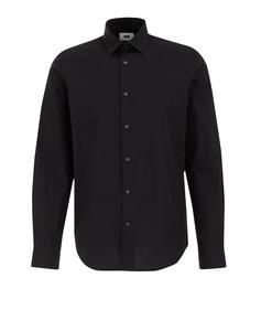 Рубашка на пуговицах классического кроя WE Fashion, черный