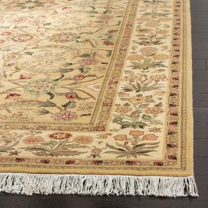 Ковер-ковер-дорожка SAFAVIEH, 77 x 366 см, Versailles Collection, Creme, без ворса и простой в уходе, идеален для помещений с высокой проходимостью в гостиной, спальне (V17C)