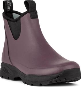 Женские датские резиновые сапоги в стиле Челси | Надевные, водонепроницаемые, с неопреновой утепленной подкладкой и протектором Storm Green Comfort, Purple