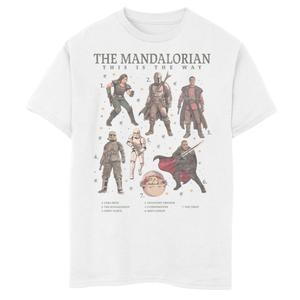 Футболка с графикой из учебника для мальчиков 8–20 лет «Звездные войны: Мандалорец This Is The Way» Star Wars