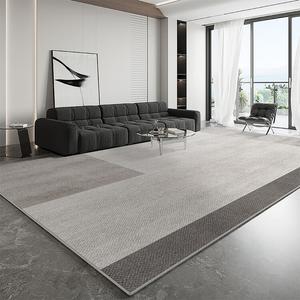 Budis Ковер 200х350 см из утолщенного велюра для гостиной, водонепроницаемый, моющийся, серый Castle 01
