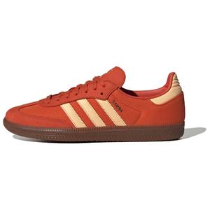 Кроссовки adidas originals SAMBA OG Skateboarding Shoes Unisex Low-top Orange Red / Old Red, красный