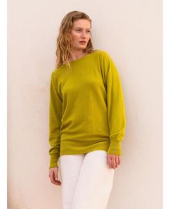 Женский свитер Geelong с вырезом-лодочкой Celtic & Co, Ochre